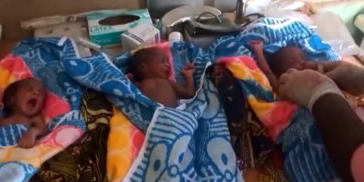 Batha : Une jeune mère donne naissance à des triplés à Sigo