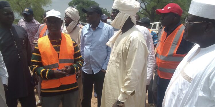 Moyen Chari : Le Ministre des infrastructures inspecte plusieurs chantiers en cours de réalisation