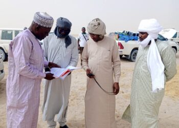 Tchad: le Ministre de l’Élevage en visite de terrain à Bourkia