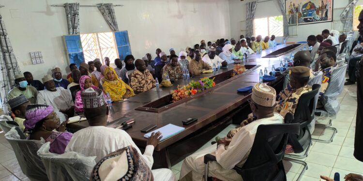 N’Djaména : Le 1er arrondissement, première étape de la tournée de la Déléguée Générale axée sur la sécurité, les inondations et les incendies.