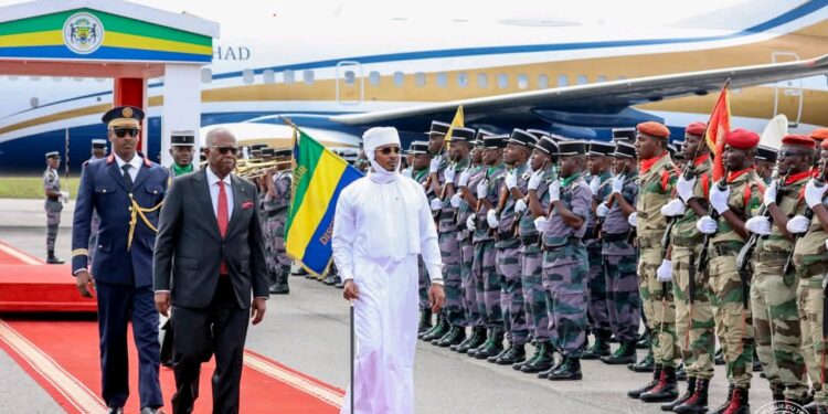 Le Chef de l&rsquo;État Tchadien séjourne au Gabon pour l&rsquo;investiture de Brice Oligui Nguema