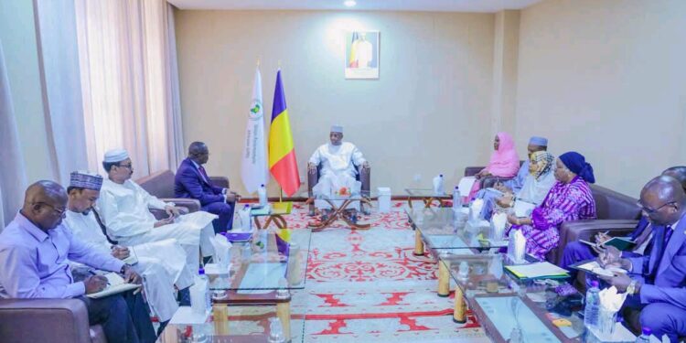 Tchad : Le PAN Ali Kolotou Tchaimi reçoit le Commissaire du Marché Commun de la CEMAC