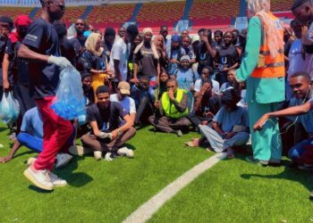 Tchad : Le ministre des sports inspecte le Stade MIDI de Mandjafa