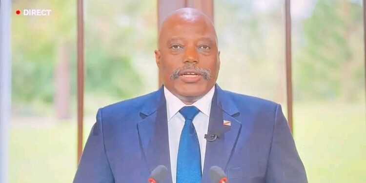 RDC : Kabila sort du silence et propose un « pacte citoyen » pour sauver le pays