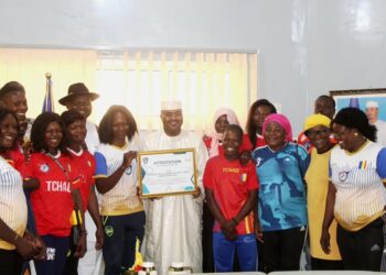 Tchad: le Ministre de la Jeunesse et des Sports reçoit l’équipe nationale féminine de handball