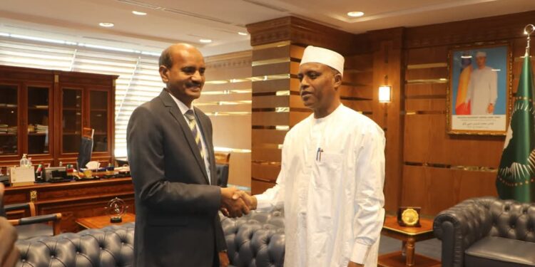 Tchad : Échange entre le Ministre des Affaires Étrangères et l&rsquo;Ambassadeur d&rsquo;Inde