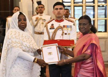 Diplomatie : La nouvelle Ambassadrice du Tchad en Inde présente ses Lettres de créance