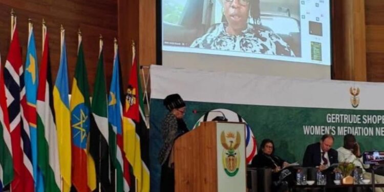 RDC : Anny Tenga Modi porte la voix des femmes congolaises à la conférence internationale sur la paix à Pretoria