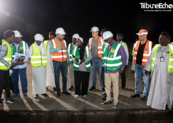 N&rsquo;Djaména : La ministre des Transports salue l&rsquo;avancement des travaux de réhabilitation de l&rsquo;aéroport international Hassan Djamous