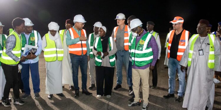 N&rsquo;Djaména : La ministre des Transports salue l&rsquo;avancement des travaux de réhabilitation de l&rsquo;aéroport international Hassan Djamous
