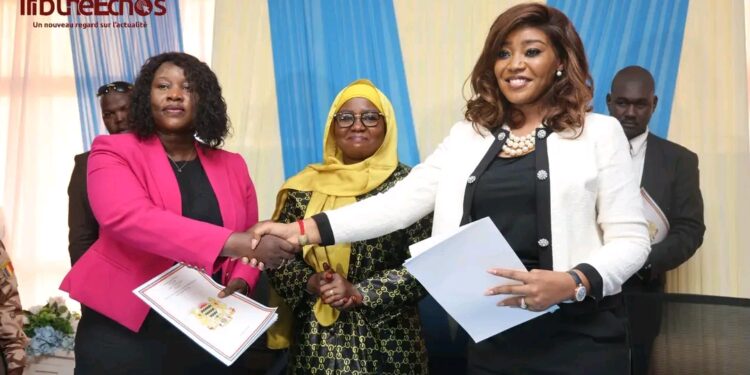 Tchad : Amina Priscille Longoh passe le flambeau à Kitoko Gata Ngoulou à la tête du ministère de la Femme et de la Petite Enfance