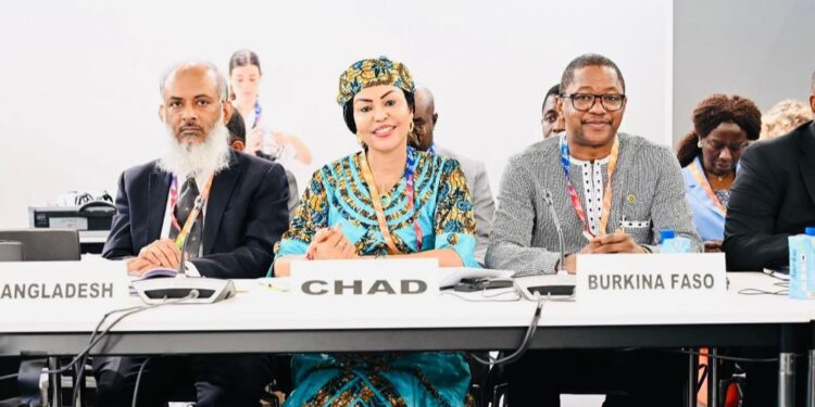 Espagne : Fatima Haram Acyl plaide pour un financement renforcé du développement du Tchad à la conférence de Séville