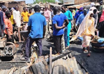 N&rsquo;djamena : Le marché de Diguel touché par un incendie, les autorités locales appellent à la vigilance