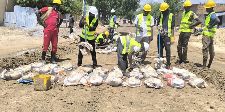 N&rsquo;Djamena : SOS Inondations s&rsquo;investit dans la lutte contre les inondations dans les quartiers à risque