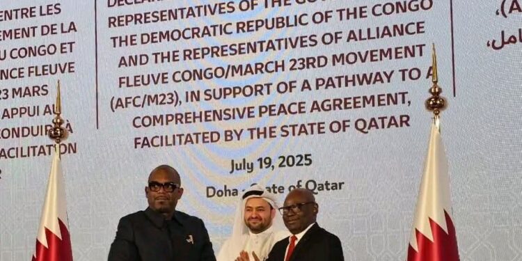 RDC : Un pas décisif vers la paix à l’Est, Kinshasa et l’AFC/M23 signent une Déclaration de principes à Doha