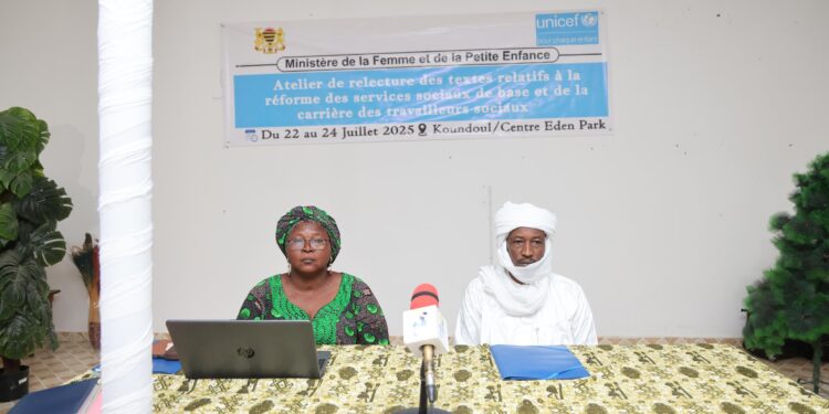 Tchad : L&rsquo;atelier de relecture des textes relatifs à la réforme des services sociaux de base lancé à Koundoul