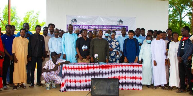 Tchad : H5 Academy offre une formation en installation solaire à 56 jeunes vacanciers.