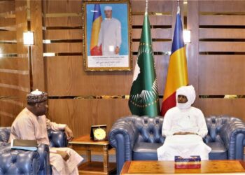 Tchad: Le Ministre des Affaires étrangères Abdoulaye Sabre Fadoul échange avec le Secrétaire Exécutif de la CEN-SAD