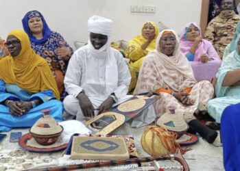 Les Femmes Cadres de la région du Ouaddaï Félicitent le Général Ibrahim Irig Adam Haroun