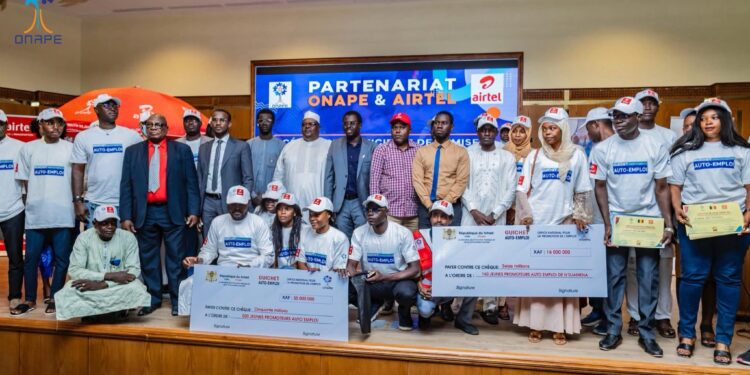 Tchad : ONAPE et Airtel financent les activités de 500 jeunes à hauteur de 50 millions.