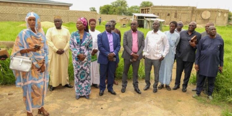 Tchad : Inspection du chantier du siège de la HAMA