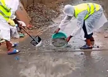 Tchad : L’Association des Jeunes Panafricanistes mobilisée contre les inondations à N’Djaména, la capitale.