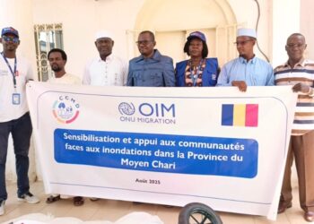 Moyen-Chari : L’OIM soutient les communautés face aux éventuelles inondations