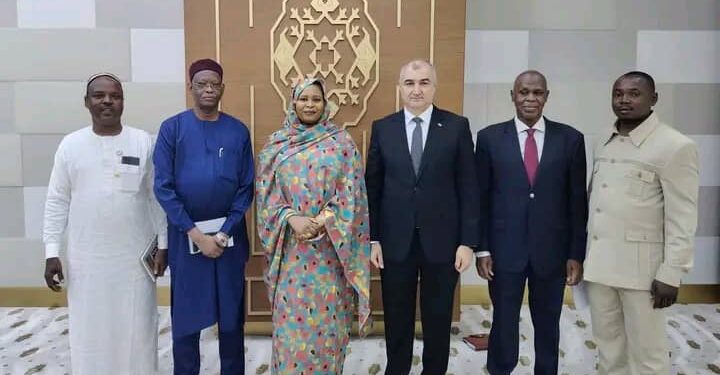 Tchad/Turkménistan : la Ministre Déléguée Fatimé Adjineh Garfa reçue par le Vice-Ministre des affaires étrangères turkmène
