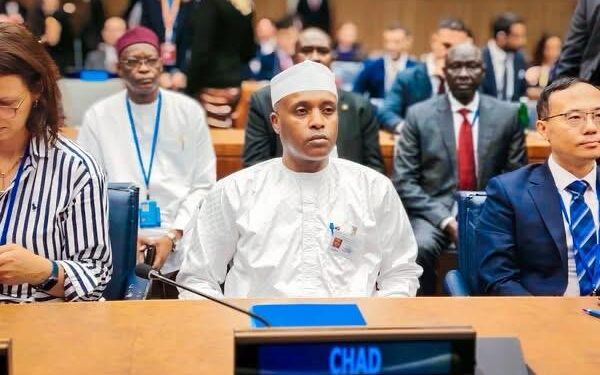 Tchad : Le ministre Abdoulaye Sabre réaffirme à l’ONU l’engagement pour une solution à deux États en Palestine