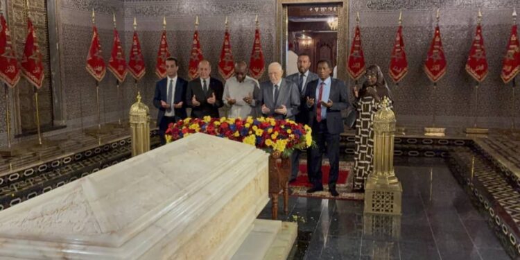 Tchad : Le Médiateur de la République rend hommage au Mausolée Mohamed V du Maroc