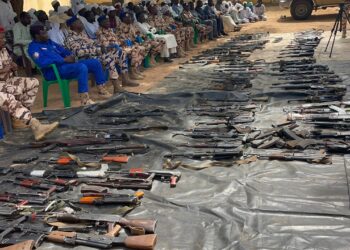 Sila : la Commission de désarmement présente 129 armes saisies de tous calibres