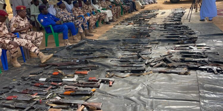 Sila : la Commission de désarmement présente 129 armes saisies de tous calibres