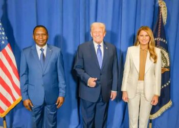 Dîner d&rsquo;État à l’ONU : Donald Trump accueille les chefs d’État, dont le premier ministre l’Amb Allah-Maye Halina.