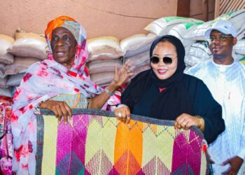 Tchad : La ministre de l&rsquo;action sociale appuie les personnes vulnérables a travers l&rsquo;association des Lamy-fortains.