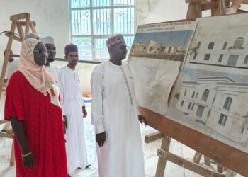 Guera : Visite du futur siège du Conseil Provincial