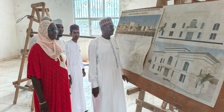 Guera : Visite du futur siège du Conseil Provincial