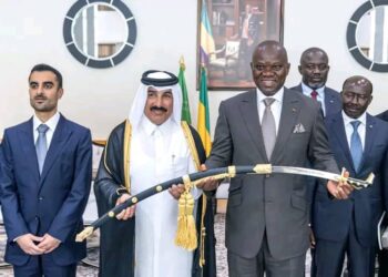 Gabon : Brice Clotaire Oligui Nguema s’entretient avec un représentant du Qatar pour renforcer la coopération économique