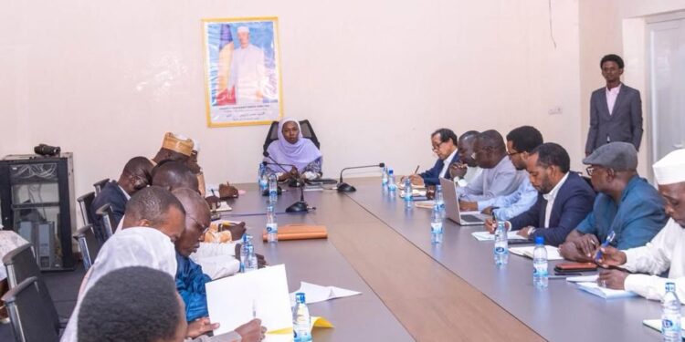 Tchad : La Ministre des Transports à l&rsquo;écoute des directeurs techniques de son ministère.