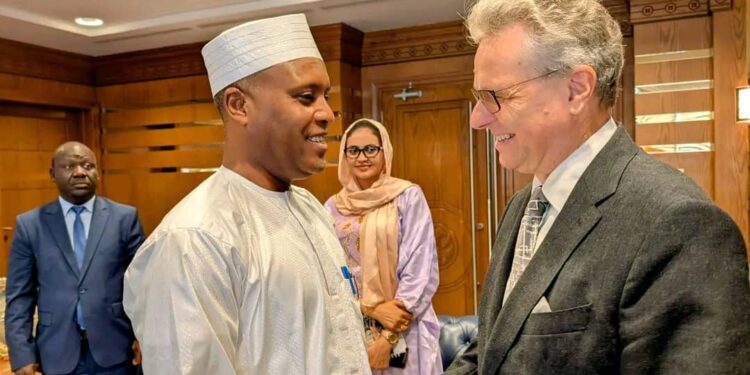 Tchad : Le Chef de la Diplomatie reçoit l&rsquo;Ambassadeur d&rsquo;Allemagne