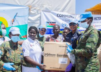 Rwanda : Paix et santé au service des déplacés de Mangateen, une action coordonnée des forces rwandaises et de la diaspora