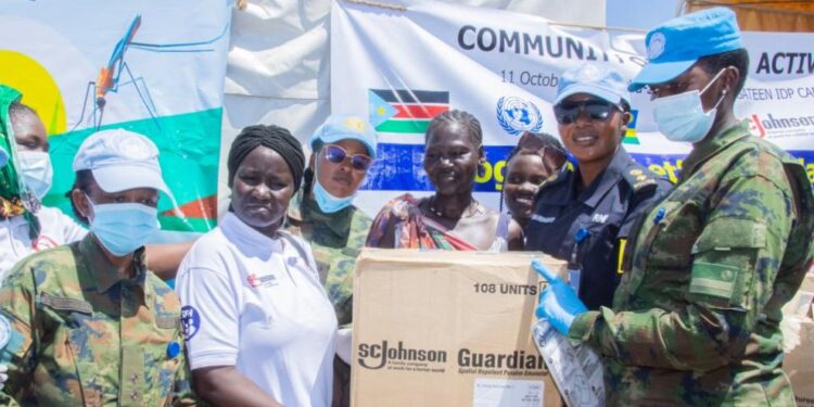 Rwanda : Paix et santé au service des déplacés de Mangateen, une action coordonnée des forces rwandaises et de la diaspora