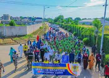 Tchad : Le ministère de l&rsquo;Action sociale organise une Marche Sportive pour Honorer les Aînés et promouvoir leur dignité à l&rsquo;occasion de la Journée internationale des personnes âgées