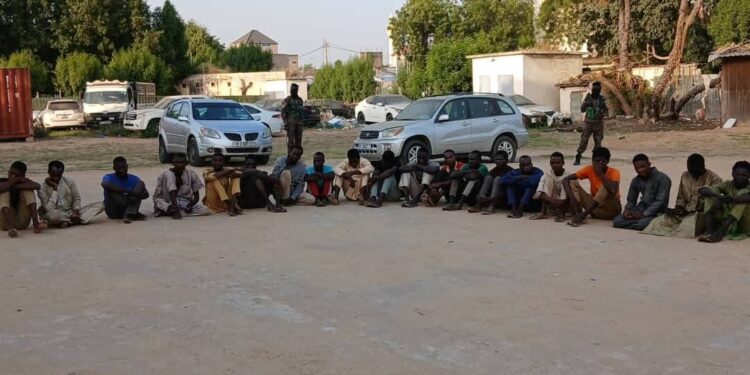 N&rsquo;Djaména : La Police nationale met fin aux agissements de 42 présumés malfrats.