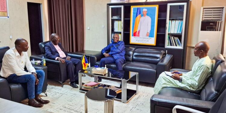 Tchad : Le ministre de l’Eau et de l’Énergie rencontre le maire de Gounougaya