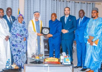 Tchad : Le Président du Conseil Global du Parlement International pour la Tolérance et la Paix reçu par le Médiateur de la République