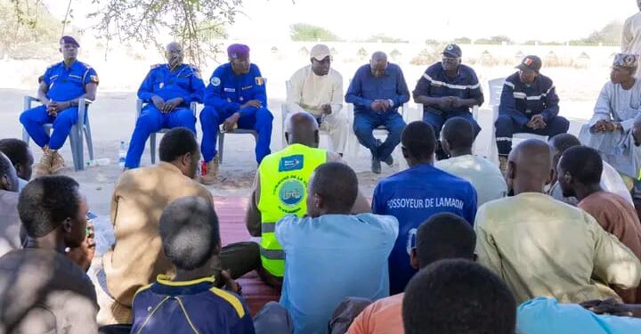 N&rsquo;Djamena : Descente d&rsquo;une équipe de la Mairie au cimetière de Lamadji après l&rsquo;incendie