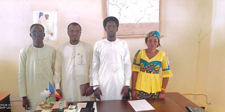 Am-Timan : L&rsquo;AJELCDES prend contact avec la Délégation provinciale de l&rsquo;Éducation nationale pour un futur partenariat civique et écologique