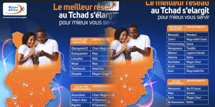 Annonce : Moov Africa continue de renforcer sa couverture réseau pour mieux servir ses abonnés