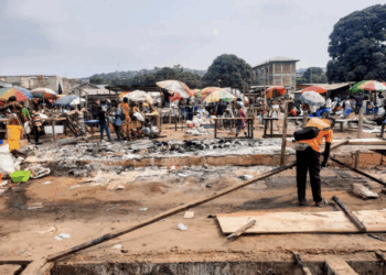 RDC : Un violent incendie ravage le marché Zambia à Lubumbashi, d’importants dégâts matériels enregistrés