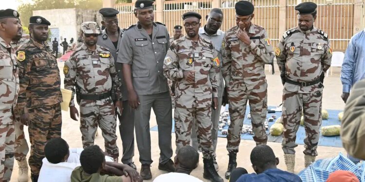 Tchad : 19 Présumés malfrats présentés par la Police Nationale